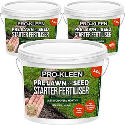 Pro-Kleen Pre Lawn and Seed Starter Fertiliser 7.5kg - Boosts Root Development - Encourages Strong Shoots - Prevents Lawn Disease - Image 5
