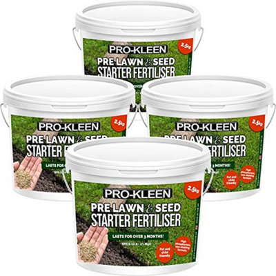 Pro-Kleen Pre Lawn & Seed Starter FertiliserPhosphorus Rich Formula With NitrogenPotassium & Magnesium Oxide 10Kg from B&Q