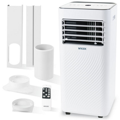 Mylek Air Conditioning Unit 9000Btu Conditioner Portable Cooling Cold Cooler And Dehumidifier from B&Q