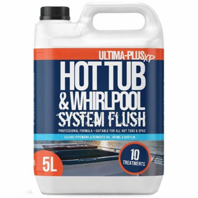 Ultima-Plus Xp Hot Tub And Whirlpool System FlushDeeply Cleans To Remove DirtBacteria & Grime From Pipework 5L from B&Q