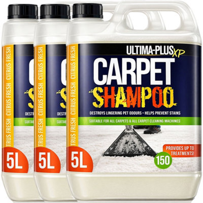 Ultima-Plus Xp Carpet Cleaning ShampooHigh Concentrate Cleaning Solution For All Carpets Citrus 15L from B&Q