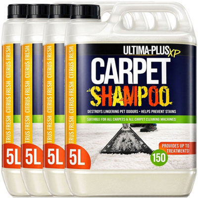 Ultima-Plus Xp Carpet Cleaning ShampooHigh Concentrate Cleaning Solution For All Carpets Citrus 20L from B&Q