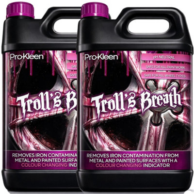 Pro-Kleen Troll's Breath Iron Contamination Fallout Remover 2 X 5L from B&Q