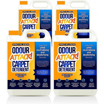 Pro-Kleen Odour Attack Pet Carpet Cleaner Shampoo Contains Active Enzymes To Digest Proteins 20L from B&Q