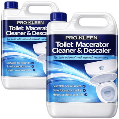 Pro-Kleen Toilet Macerator Cleaner & Descaler 10LHighly ConcentratedLong-Lasting FormulaCompatible With All Saniflo Pump from B&Q