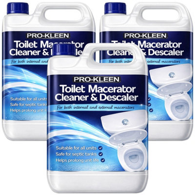 Pro-Kleen Toilet Macerator Cleaner & Descaler 15LHighly ConcentratedLong-Lasting FormulaCompatible With All Saniflo Pump from B&Q