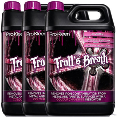 Pro-Kleen Troll's Breath Iron Contamination Fallout Remover 3 X 5L from B&Q
