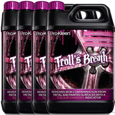 Pro-Kleen Troll's Breath Iron Contamination Fallout Remover 4 X 5L from B&Q