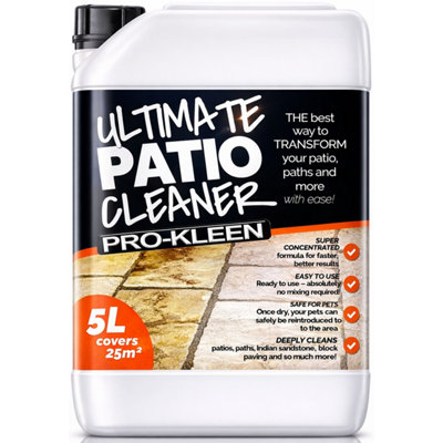 B&Q -  Ultimate Patio CleanerDeeply Cleans Patios & Drives To Remove Dirt & Grime 5L
