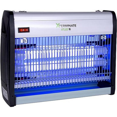 Xterminate Indoor Insect Fly Killer Zapper Led Low Energy Attracting Uv Light Electric 16W from B&Q