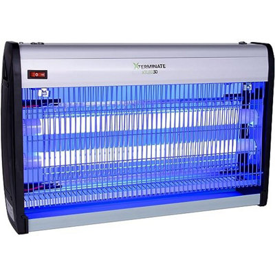 Xterminate Indoor Insect Fly Killer Zapper Led Low Energy Attracting Uv Light Electric 30W from B&Q