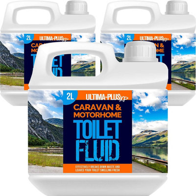 Ultima-Plus Xp Caravan & Motorhome Blue Toilet Chemical Fluid Solution Cleaner 6L from B&Q