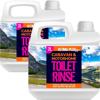 Ultima-Plus Xp Caravan & Motorhome Pink Toilet Chemical Fluid Solution Cleaner 4L from B&Q
