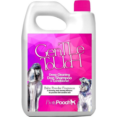 Pretty Pooch Gentle Touch Dog Shampoo & Conditioner2 Litres (Baby Powder Fragrance) from B&Q