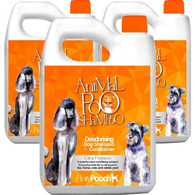 Pretty Pooch Dog Shampoo & Conditioner For Smelly Dogs6 Litres (Citrus Fragrance) from B&Q