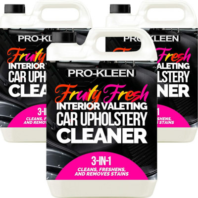 Pro-Kleen Interior Valeting Car Upholstery Carpet Cleaner Shampoo Removes DirtGrime And Stains Fruity Fresh Fragrance (15 L) from B&Q