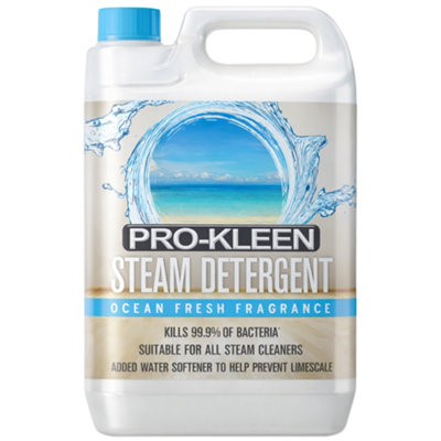Pro-Kleen Steam Mop DetergentOcean Fresh FragranceHighly Concentrated Cleaning Solution With Built In Water Softener 5L from B&Q