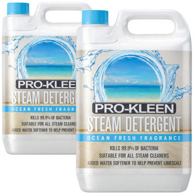 Pro-Kleen Steam Mop DetergentOcean Fresh FragranceHigh Concentrate Cleaning Solution With Built In Water Softener 5L from B&Q