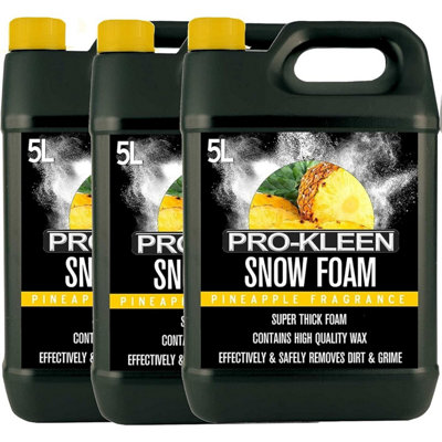 Pro-Kleen Snow Foam- Ph NeutralSuper Thick And Non-Caustic. 15L Pineapple Fragrance from B&Q
