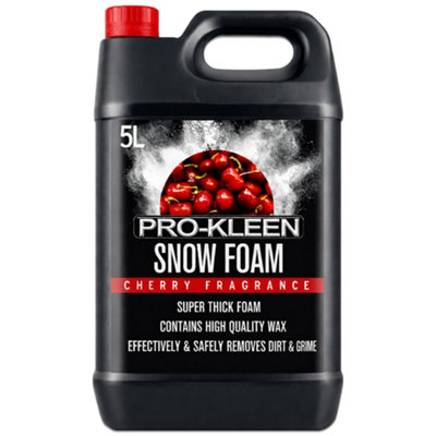 5L Of Pro-Kleen Cherry Snow Foam With Wax Super Thick & Non-Caustic Foam from B&Q
