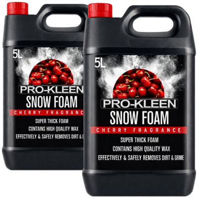 10L Of Pro-Kleen Cherry Snow Foam With Wax Super Thick & Non-Caustic Foam from B&Q