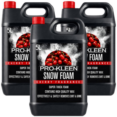 15L Of Pro-Kleen Cherry Snow Foam With WaxSuper Thick & Non-Caustic Foam from B&Q