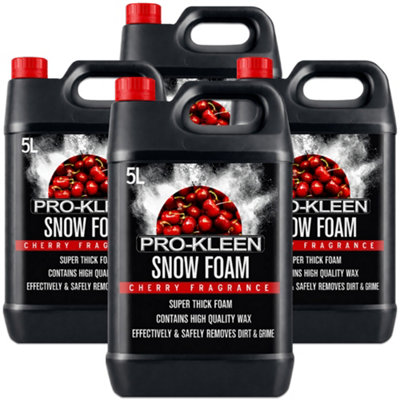 20L Of Pro-Kleen Cherry Snow Foam With WaxSuper Thick & Non-Caustic Foam from B&Q