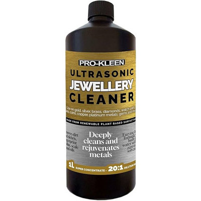 Pro-Kleen Ultrasonic Jewellery Cleaner Solution 1 Litre Concentrated Fluid For Ultrasonic MachinesRemoves OilsScaleDirt from B&Q
