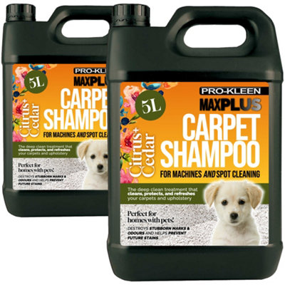 Pro-Kleen Maxplus Carpet Shampoo Citrus And Cedar 10L from B&Q