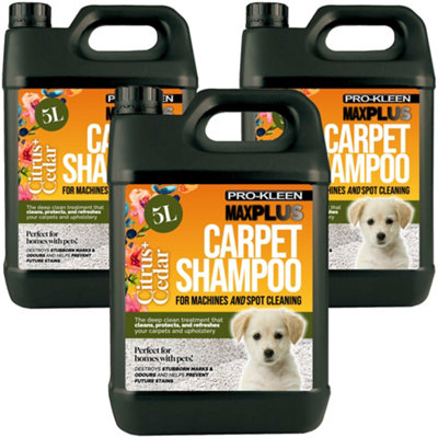 Pro-Kleen Maxplus Carpet Shampoo Citrus And Cedar 15L from B&Q