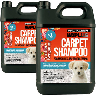 Pro-Kleen Maxplus Carpet Shampoo Amber And Bergamot 10L from B&Q