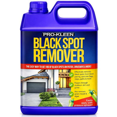 Pro-Kleen Black Spot Remover Rapid Acting Patio Driveway Block Paving CleanerRemoves Black Spots Quickly 5L