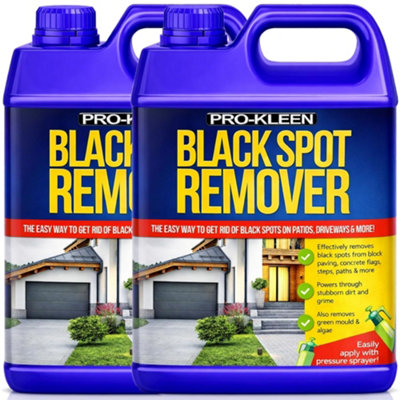 Pro-Kleen Black Spot Remover Rapid Acting Patio Driveway Block Paving CleanerRemoves Black Spots Quickly 10L