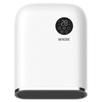 Mylek Bathroom Heater 2Kw Downflow With ThermostatLed Display And Timer from B&Q