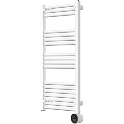 Mylek Electric Towel Rail Radiator 750W Smart Wifi App Controlled Fluid Filled With Thermostat from B&Q