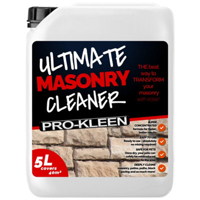 B&Q -  Ultimate Masonry Cleaner MasonryPatiosDriveways 5L