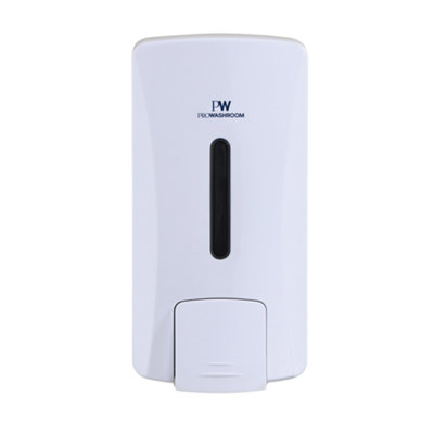 Mylek Prowashroom 1000Ml Soap Dispenser In White from B&Q