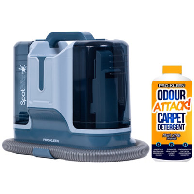 Pro-Kleen Prokleen Spot Cleaner Carpet Washer 1.8L Tank 5 Attachments 650W And 1L Citrus Carpet Shampoo from B&Q