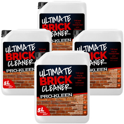 Pro-Kleen Ultimate Brickwork Cleaner For BrickworkPatiosDrivewaysAnd Other Outdoor Surfaces 20L from B&Q