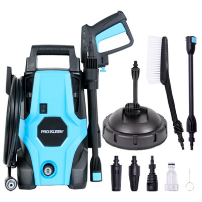 Pro-Kleen Pressure Jet Washer, Power Wash 1400W, Electric High Performance Cleaner
