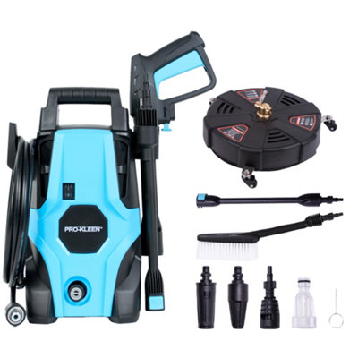 Pro-Kleen Pressure Washer Jet Power Wash Electric 1400W High Performance With Patio Cleaner from B&Q