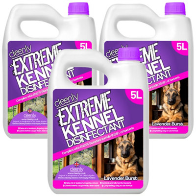 Cleenly Extreme Kennel DisinfectantDeodoriserAnd Cleaner (15L)Lavender Fragrance from B&Q