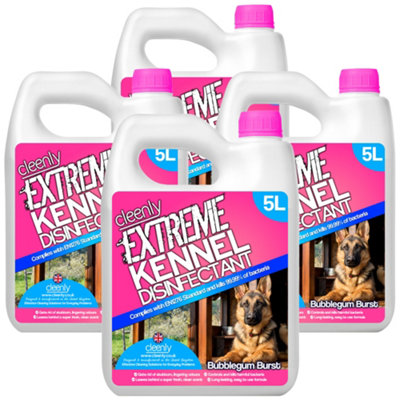 Cleenly Extreme Kennel DisinfectantDeodoriserAnd Cleaner (20L)Bubblegum Fragrance from B&Q