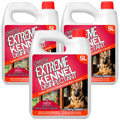 Cleenly Extreme Kennel DisinfectantDeodoriserAnd Cleaner (15L)Cherry Fragrance from B&Q