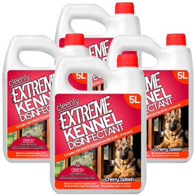 Cleenly Extreme Kennel DisinfectantDeodoriserAnd Cleaner (20L)Cherry Fragrance from B&Q