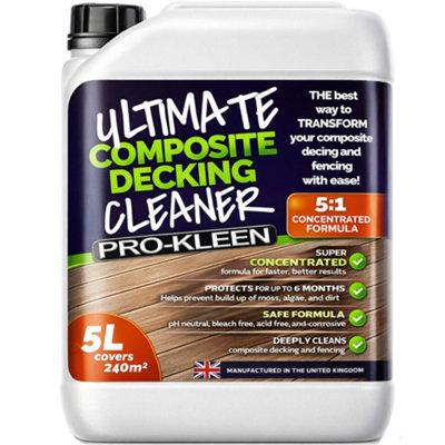 Pro-Kleen Ultimate Composite Decking Cleaner 5L from B&Q