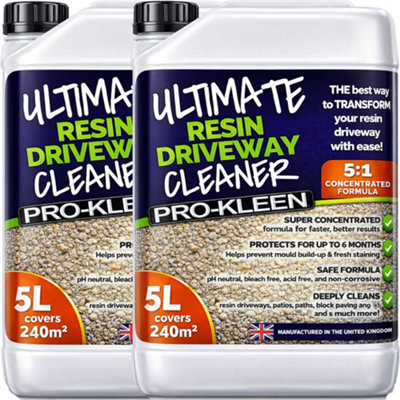 Pro-Kleen Resin Driveway Cleaner 10L Simply Spray And Walk Away Free From Acid And Bleach Concentrated from B&Q