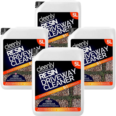 Cleenly Resin Driveway Cleaner Simply Spray And Walk Away Free From Bleach Concentrated 20L from B&Q
