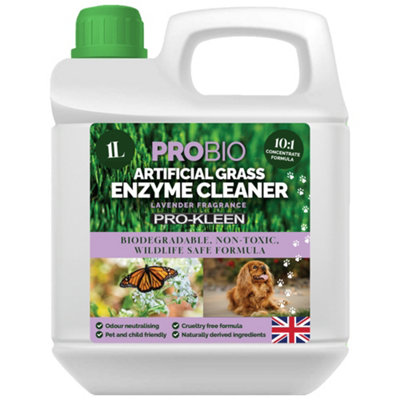 ProKleen Artificial Grass Probiotic Cleaner Deodoriser Pet Safe Lavender Turf 1L - Image 4
