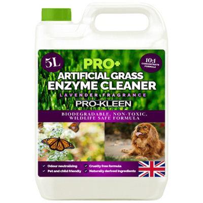 B&Q -  Probio Artificial Grass Cleaner Probiotic Based Deodoriser Odour Eliminator Lavender 5L